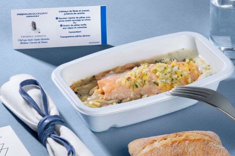 Food in Air France Premium Economy