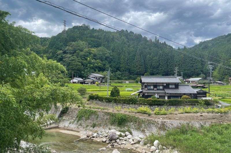 Cloudy skies above Tsumago, 3 days in Nagano, Japan