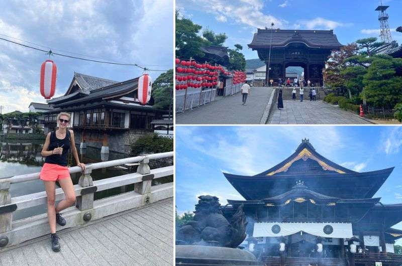 Zenko-ji Temple buildings, Nagano itinerary