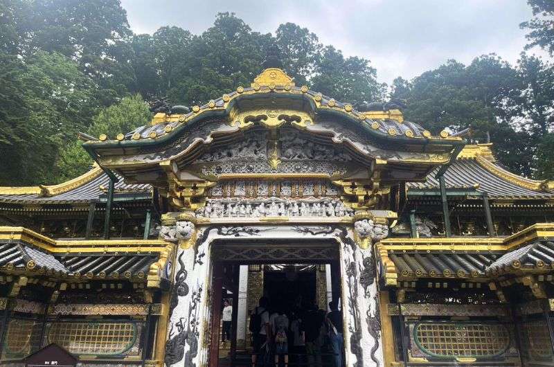 Intricate details at Toshogu Shrine, Nikko Japan