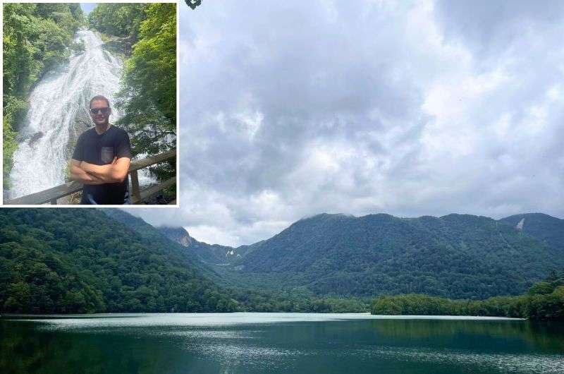 Lake Yunoko and Yudaki Falls near Nikko in Japan