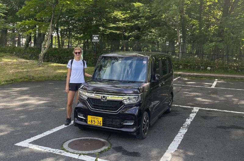 Parking a car in Nikko, itinerary, Japan