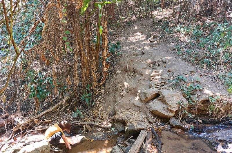 Part of the trail to Wat Anagami, Monk’s Trail, Chiang Mai