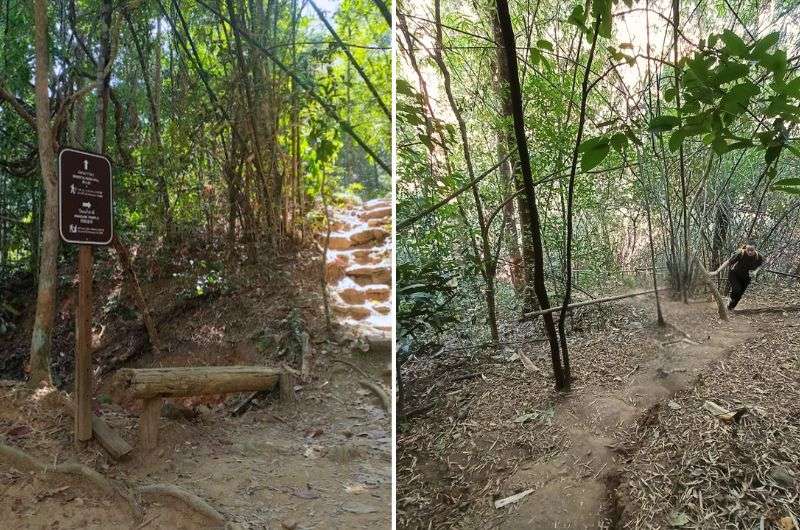 Side trail off Monk’s Trail to Wat Anagami, Chiang Mai, Thailand