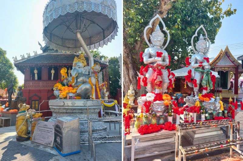 Statues in Silver Temple, Chiang Mai, Thailand