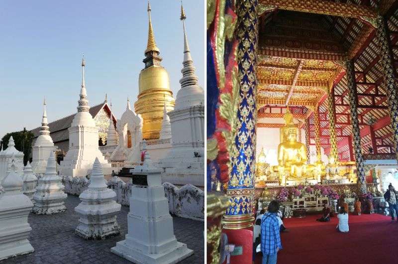 Wat Suand Dok temple in Chiang Mai, Thailand