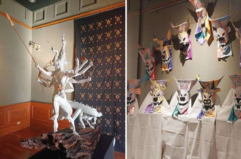 One of the exhibits in the Chiang Mai Art & Cultural Center, Thailand