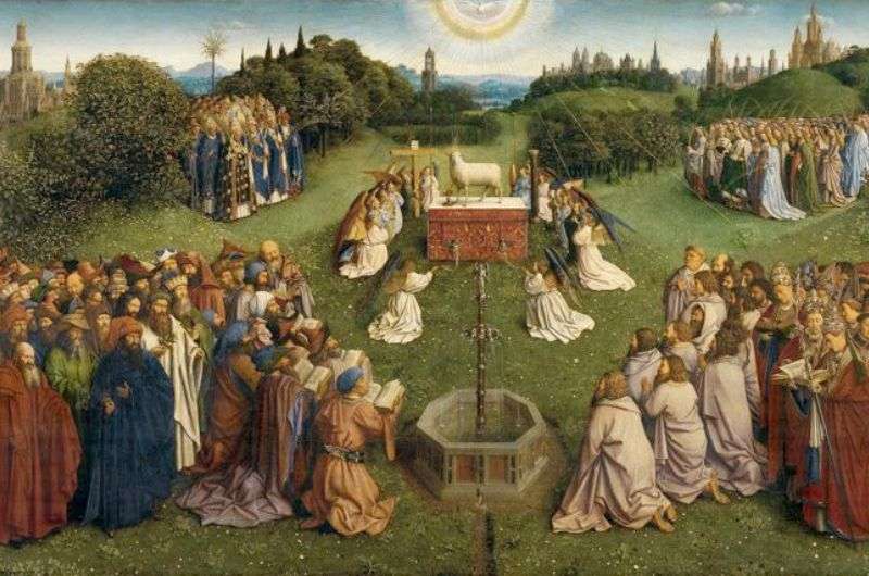 Altarpiece in St. Bavo’s Cathedral, Ghent, Belgium