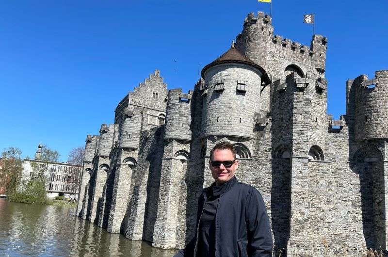 Gravensteen Castle in Ghent, Belgium