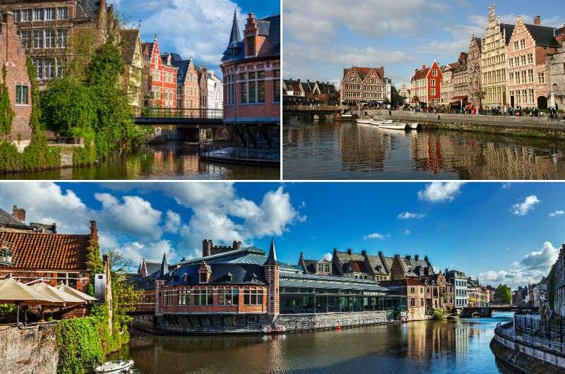 Patershole in Ghent, itinerary, Belgium