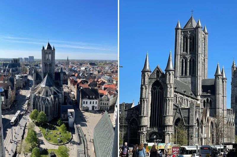 St. Nichola’s Church in Ghent, itinerary, Belgium