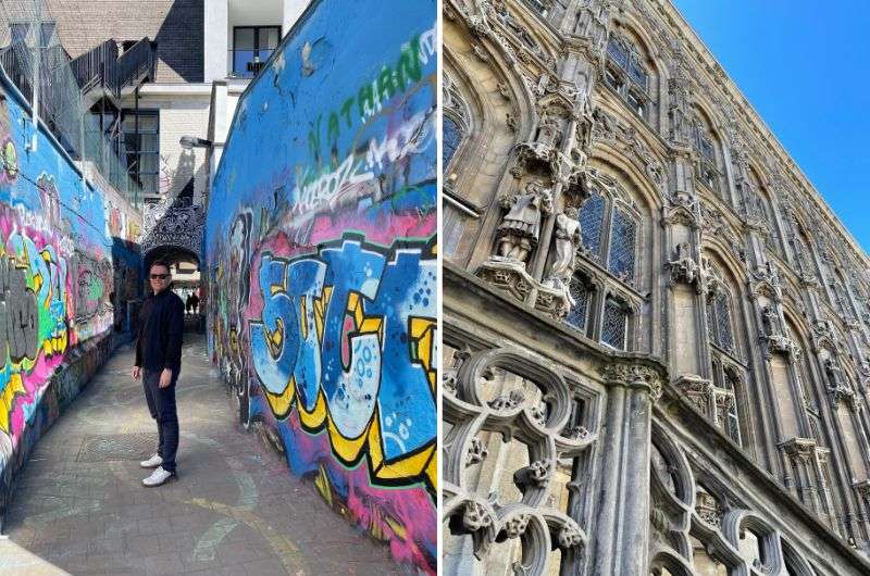Visiting Ghent city center in Belgium