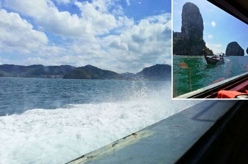 Taking a ferry to travel to Koh Lanta, guide, Thailand