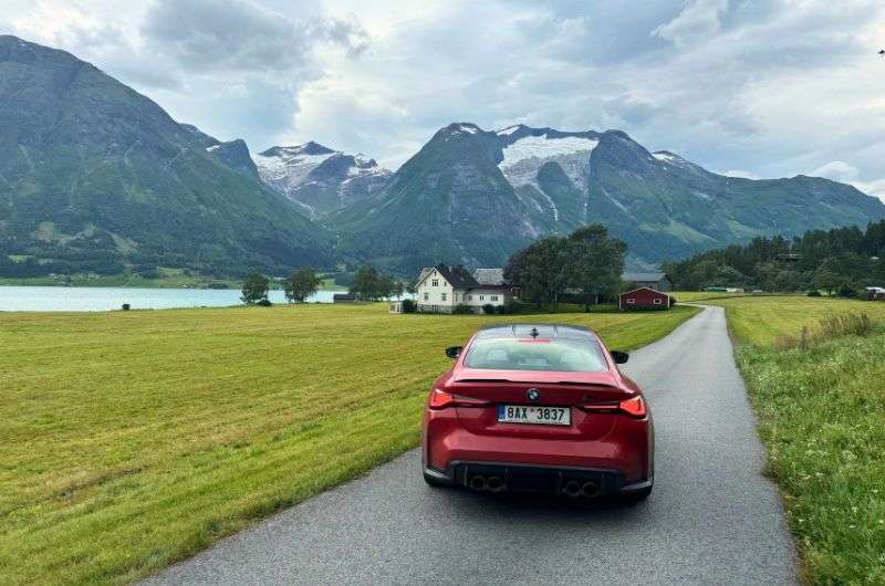 Driving a car in Norway, photo by Next Level of Travel