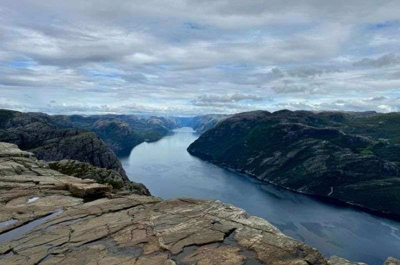 View from the Pulpit Rock in Norway, photo by Next Level of Travel