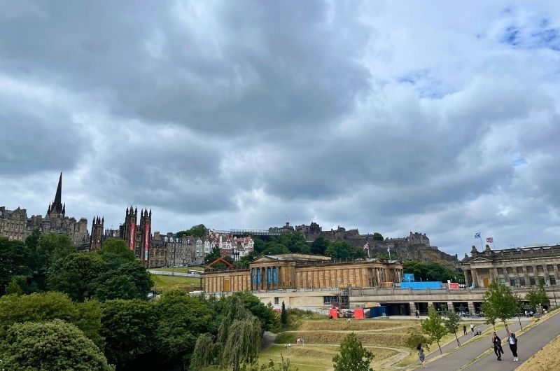 View from Scotts Monument in Edinburg, photo by Next Level of Travel