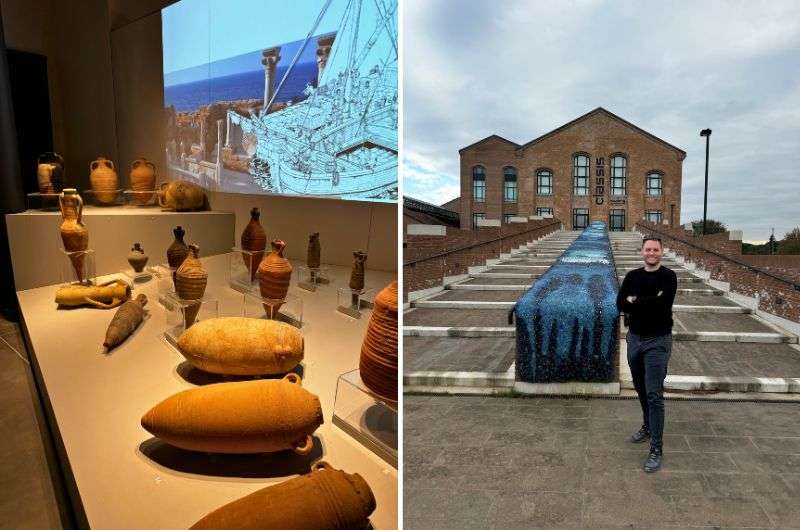 Traveler visiting museum in Ravenna, Italy, photos by Next Level of Travel