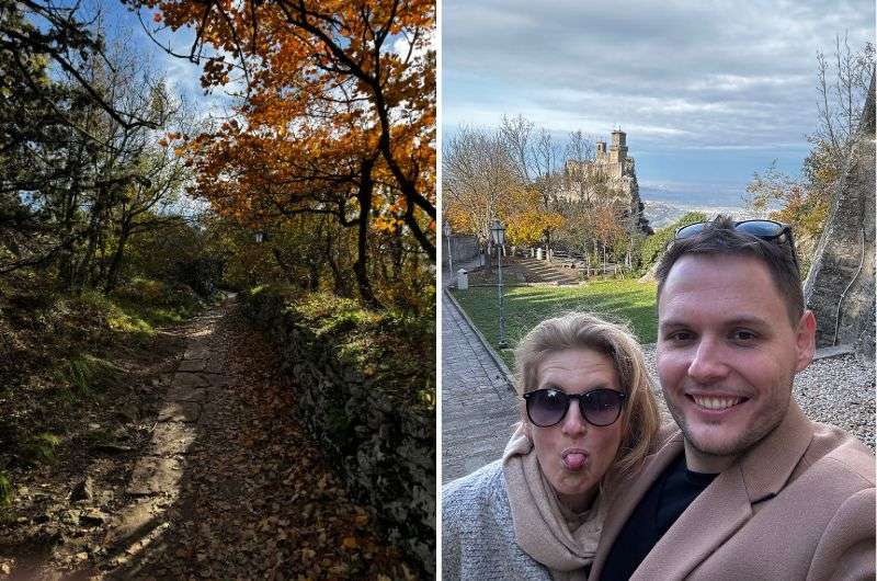 travelers in San Marino in autumn, photo by Next level of travel