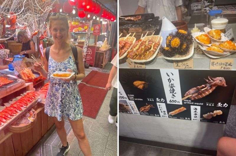 traveler in the Nishiki Market, Kyoto, Japan, photo by Next level of Travel