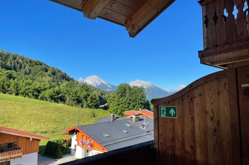 Berchtesgade, view of nature from the balcony, photo by Next level of travel