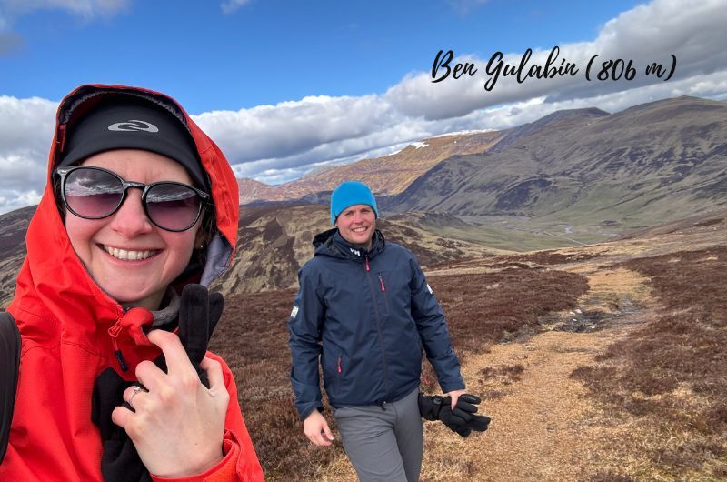 Hikers in Cairngorms NP, Ben Gulabin, Scotland, photo by Next level of travel