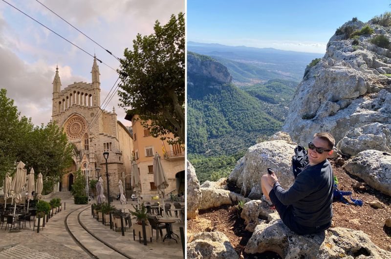 The church in Soller Old Town and hiking in Mallorca, Spain, photo by Next Level of Travel