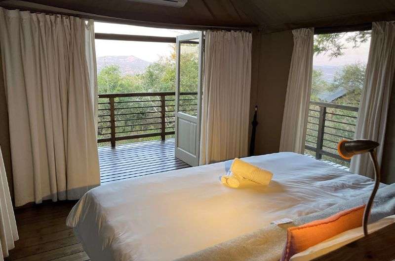 a room in the Ndhula Luxury tended Longe, South Africa, photo by Next level of travel