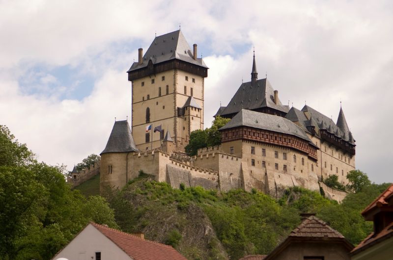 Karlštejn Castle, most beautiful castle in Czechia