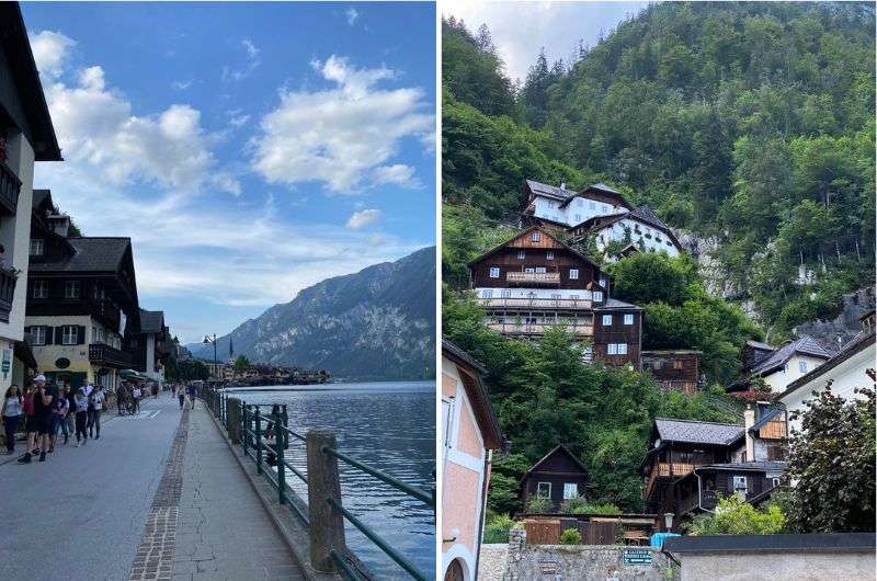 collage of the local sights, Hallstatt, Austra, Photo by Next Level of Travel