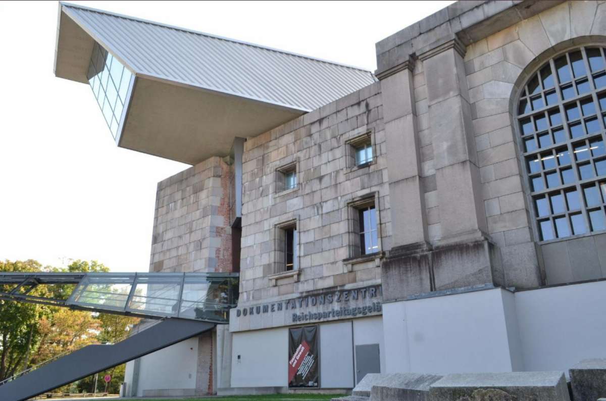 A photo of the outside of the documentation center mentioned in the Nuremburg itinerary, Germany