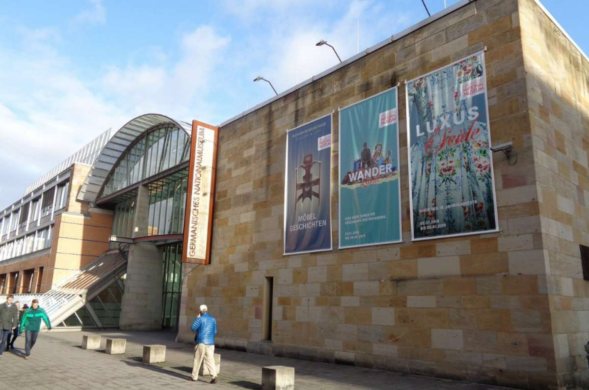 a photo of the outside of the Germanisches Nationalmuseum, Nuremberg, Germany