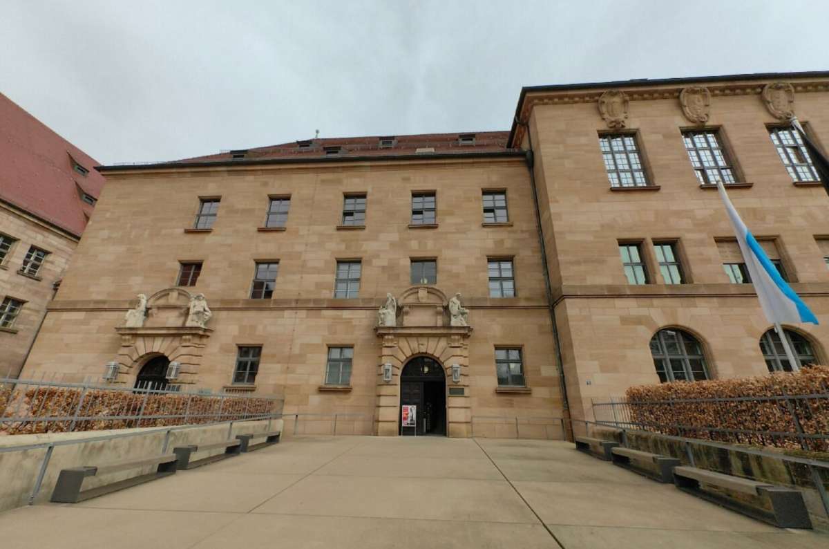 a photo of the outside of the Nuremberg Trials Memorial, Germany