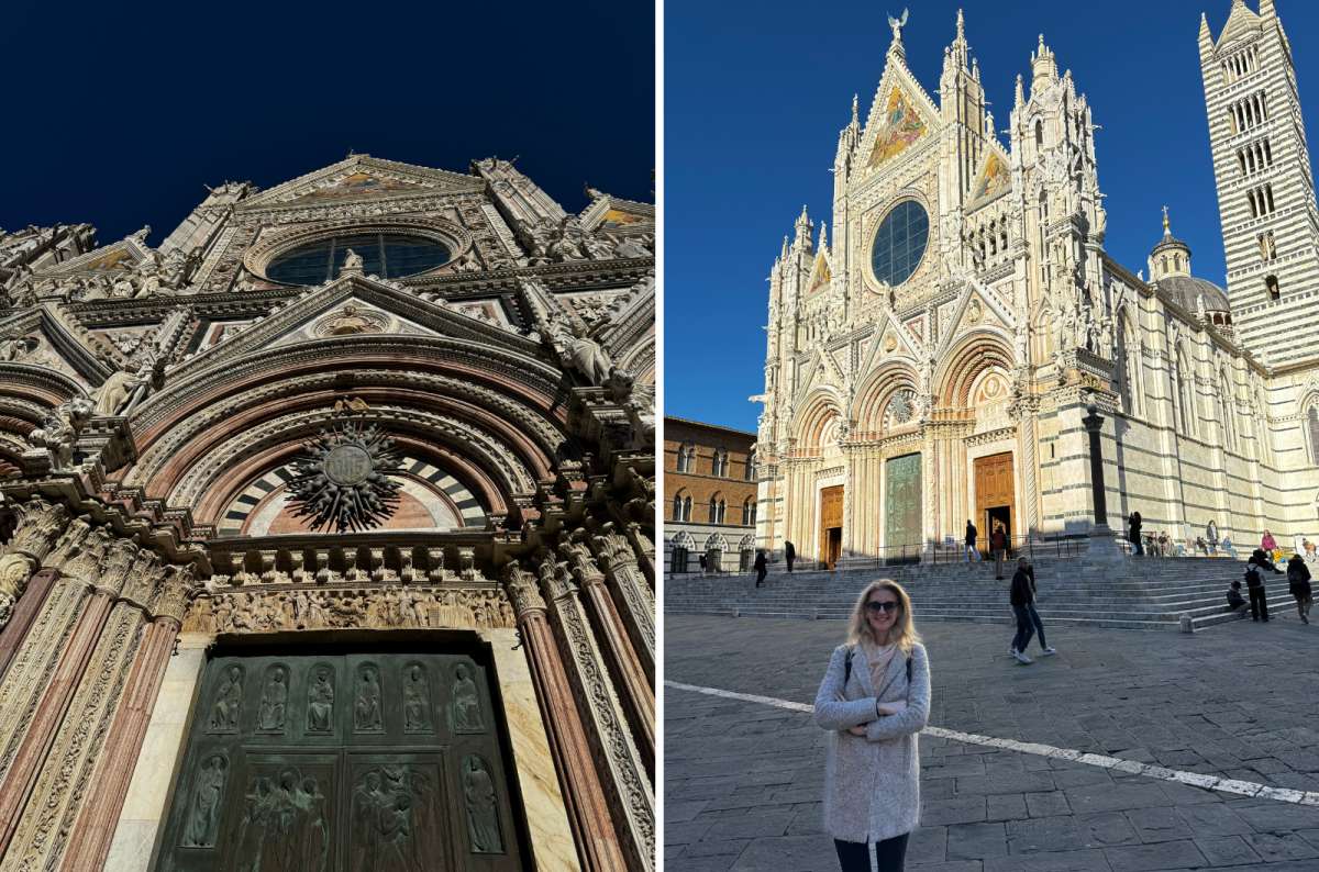photos of the outside of the Duomo Cathedral, Siena, Italy, photo by Next Level of Travel