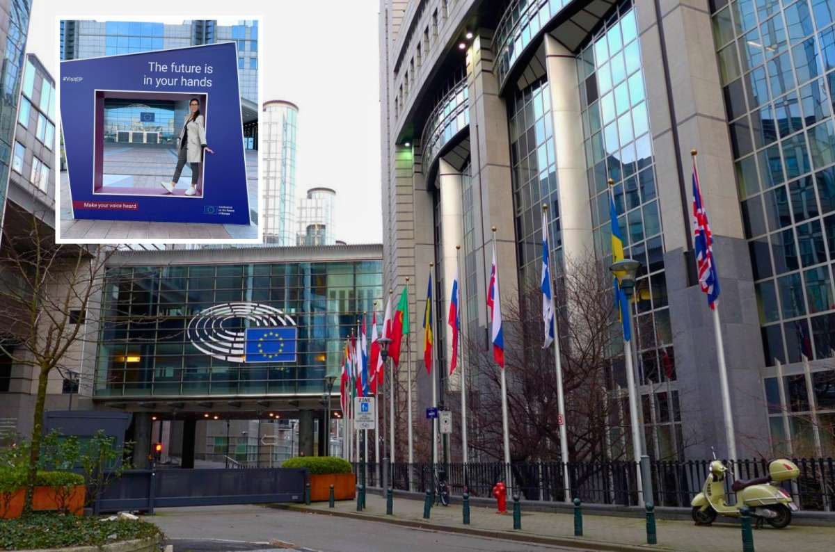 European Parliament in Brussels, Belgium, located in the EU Quarter, photo by Next Level of Travel