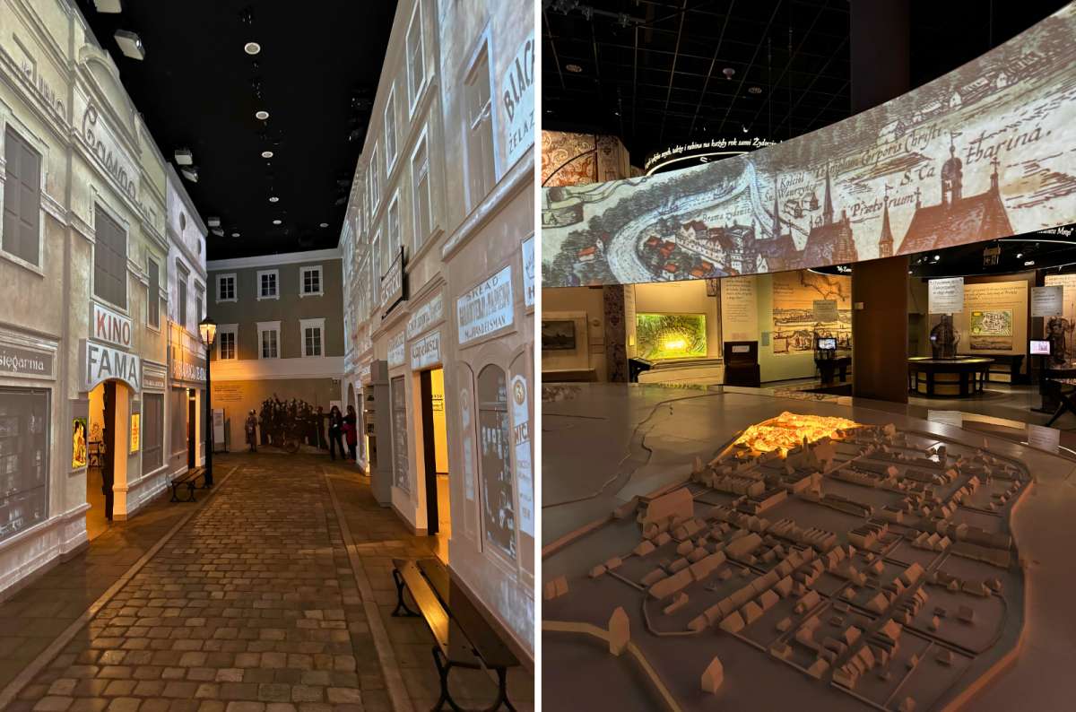Exhibits inside the POLIN Museum of the History of Polish Jews in Warsaw, photo by Next Level of Travel