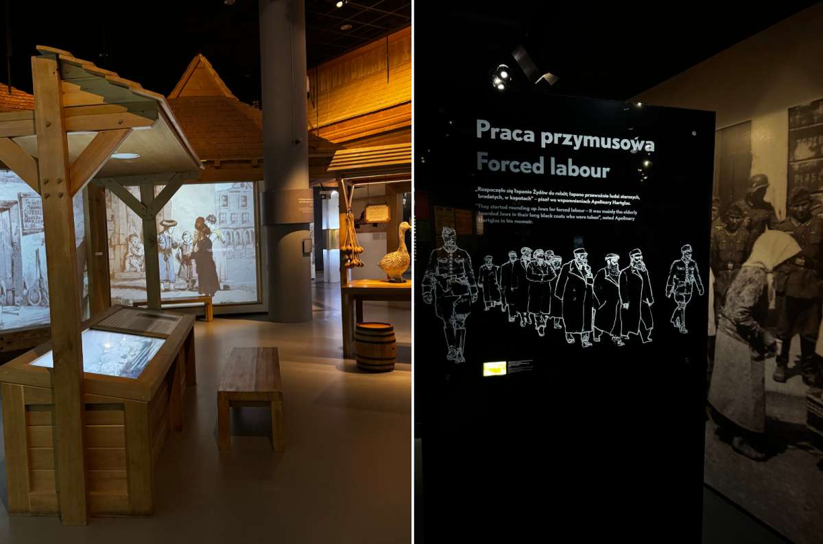 Exhibits inside the POLIN Museum of the History of Polish Jews in Warsaw, Poland, photo by Next Level of Travel
