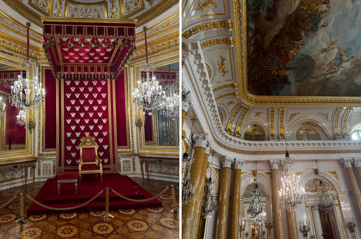 Interior of the Royal Castle in Warsaw, Poland, photo by Next Level of Travel