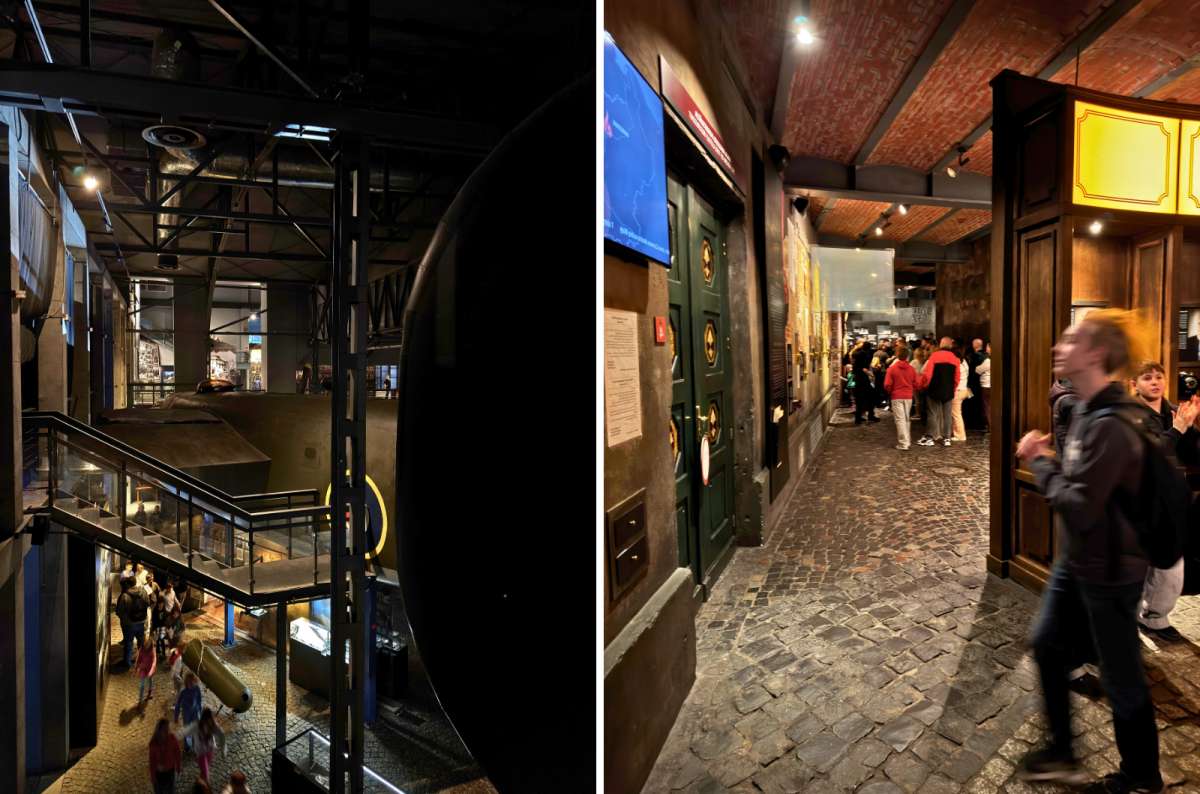 Interior of the Warsaw Uprising Museum in Warsaw, Poland, photo by Next Level of Travel