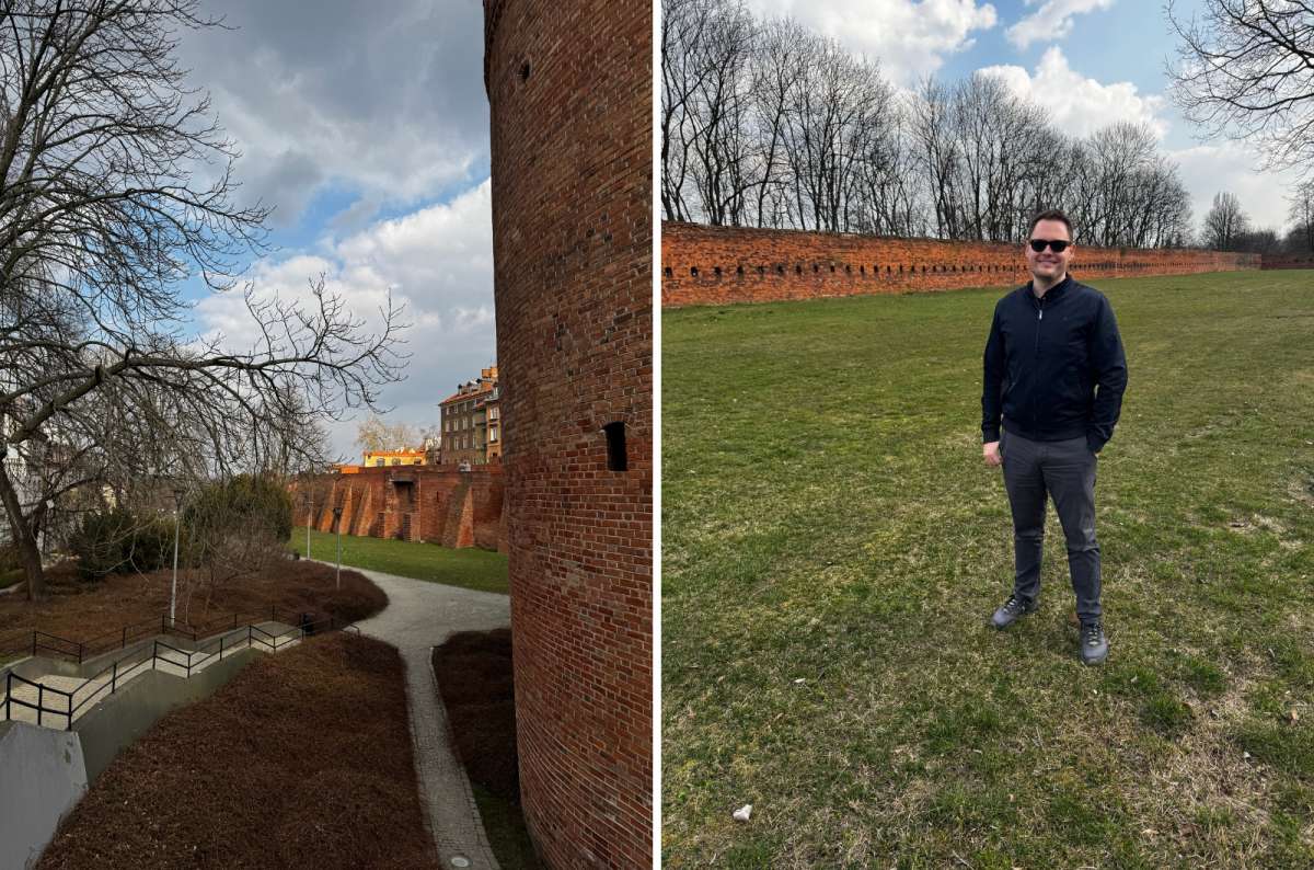 Warsaw Barbican and old defensive walls in Warsaw, Poland, partly reconstructed after World War II, photo by Next Level of Travel