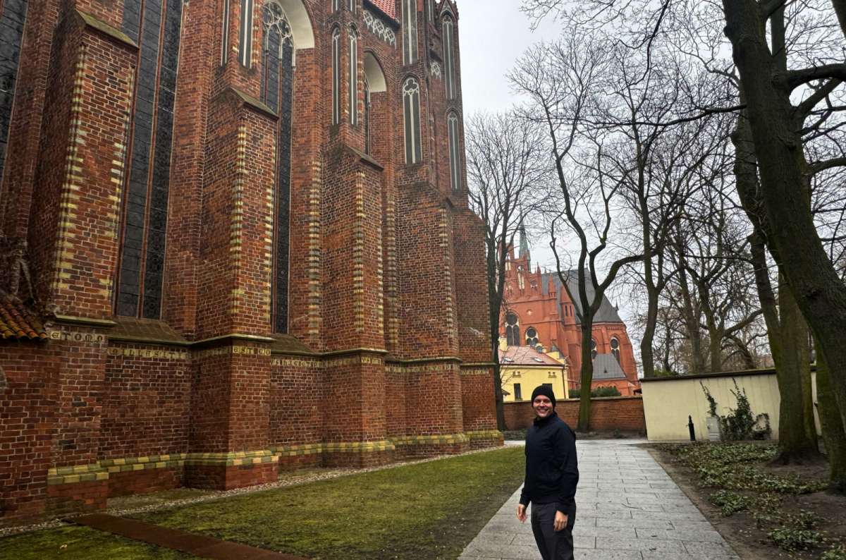 Brick Gothic Cathedral Basilica of St. John the Baptist and St. John the Evangelist in Toruń, Poland, photo by Next Level of Travel