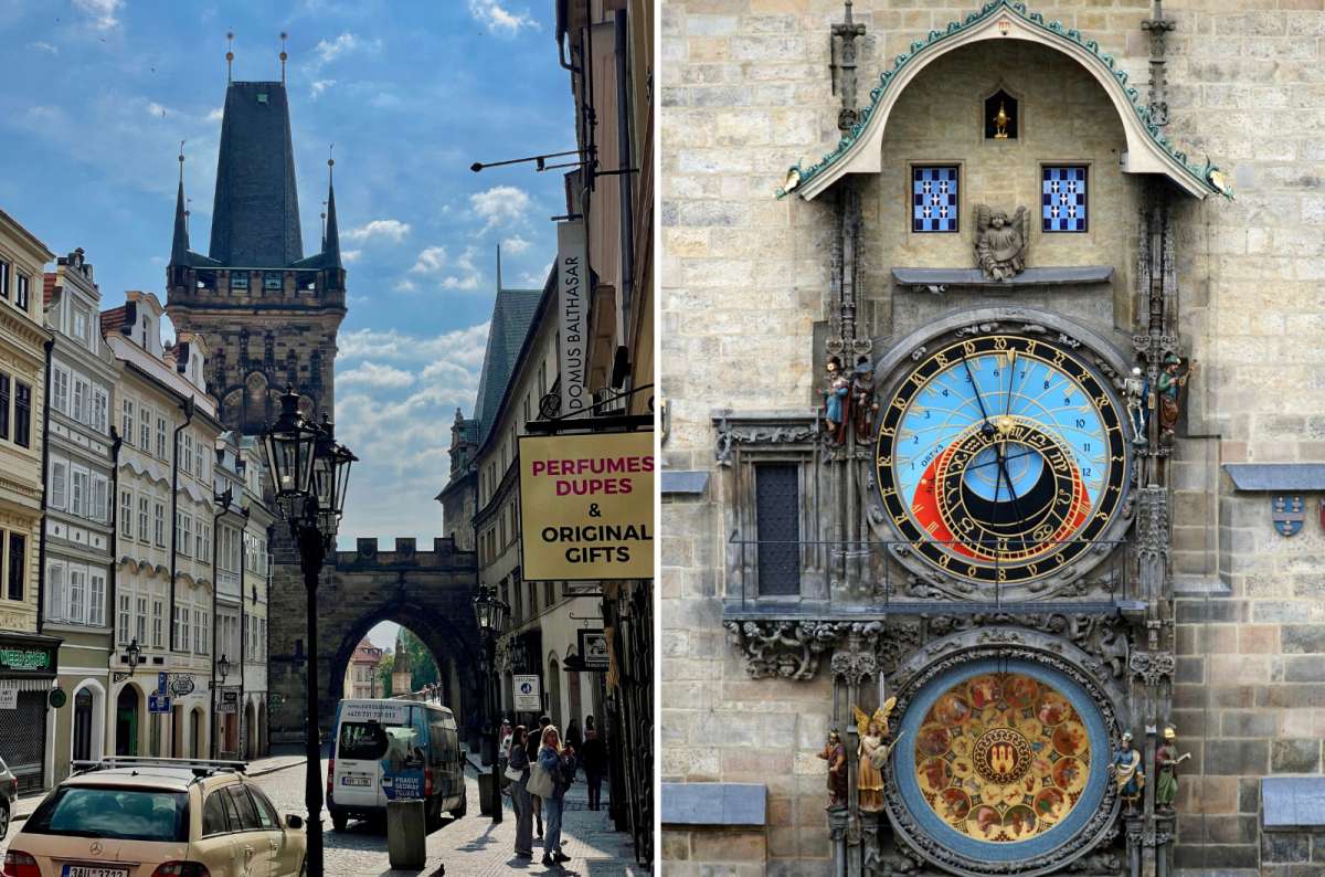 Old Town Bridge Tower and the Astronomical Clock in Prague Old Town, Prague, Czech Republic