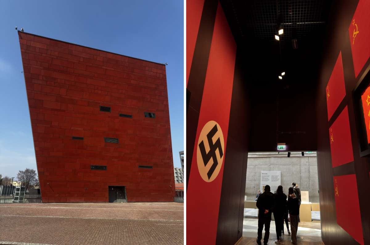 Exterior and interior exhibits of the Museum of the Second World War in Gdańsk, Poland, photo by Next Level of Travel