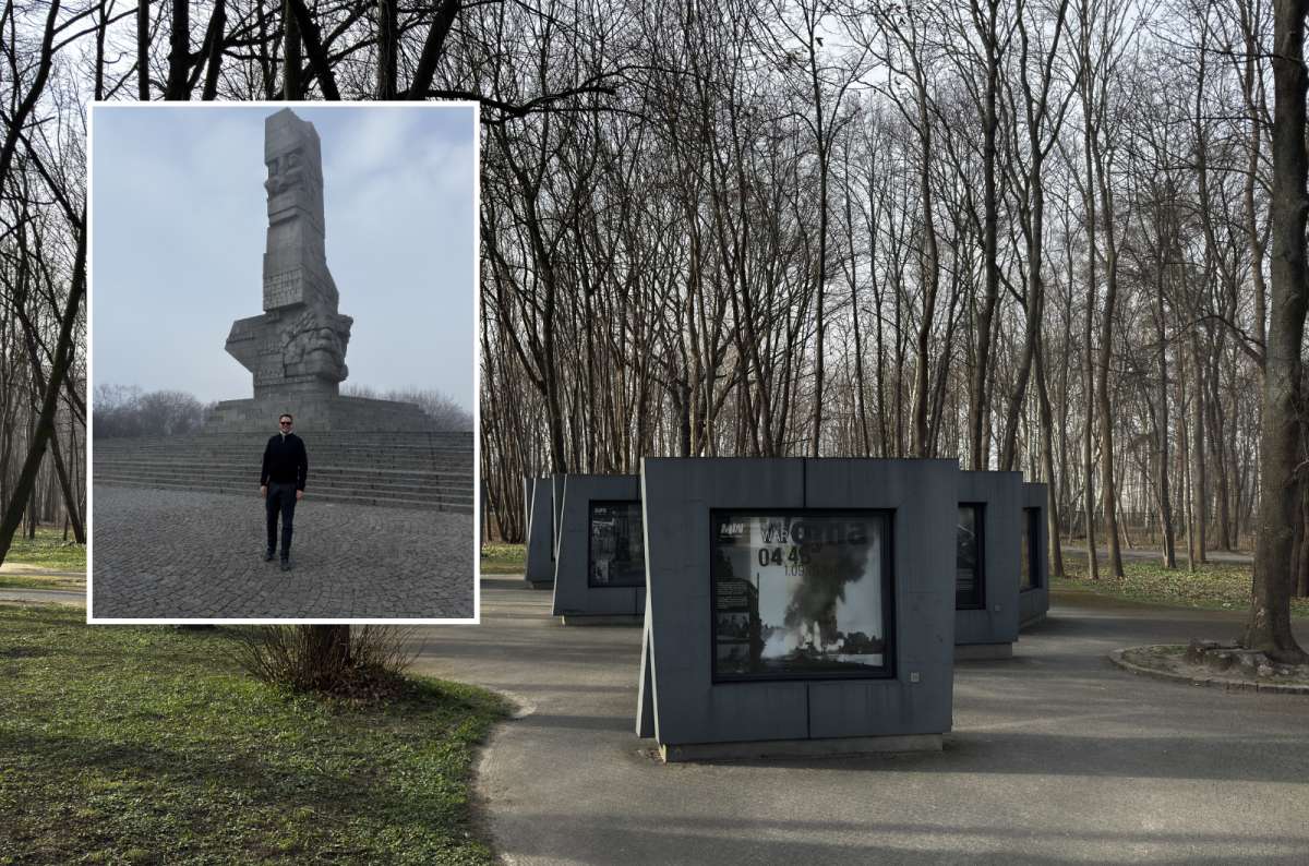 Westerplatte Monument and World War II memorial exhibits in Gdansk, Poland, photo by Next Level of Travel