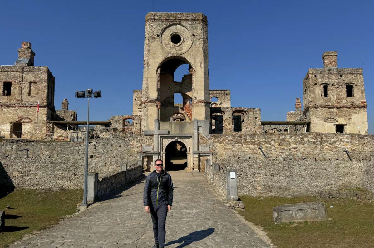 Krzyztopor Castle ruins and entrance courtyard, Ujazd, Poland, one of the unique things to do in Poland, photo by Next Level of Travel