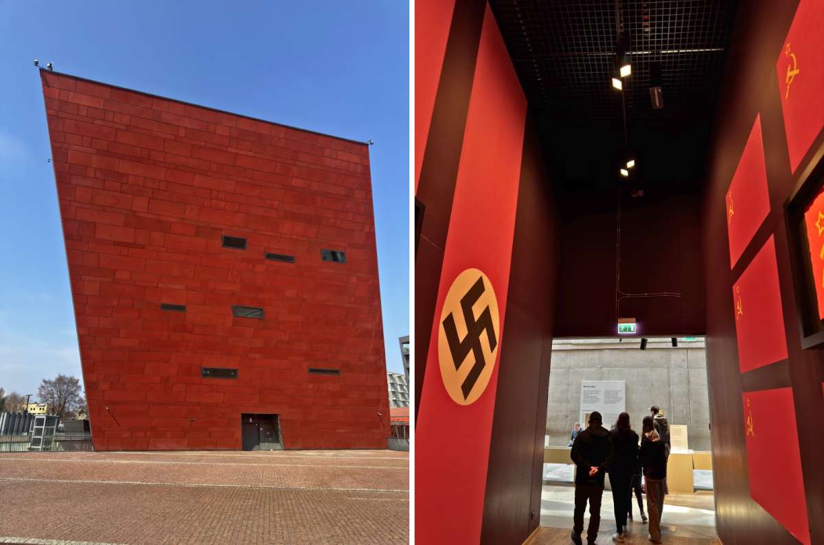 Museum of the Second World War exhibition and exterior building, Gdansk, Poland, photo by Next Level of Travel