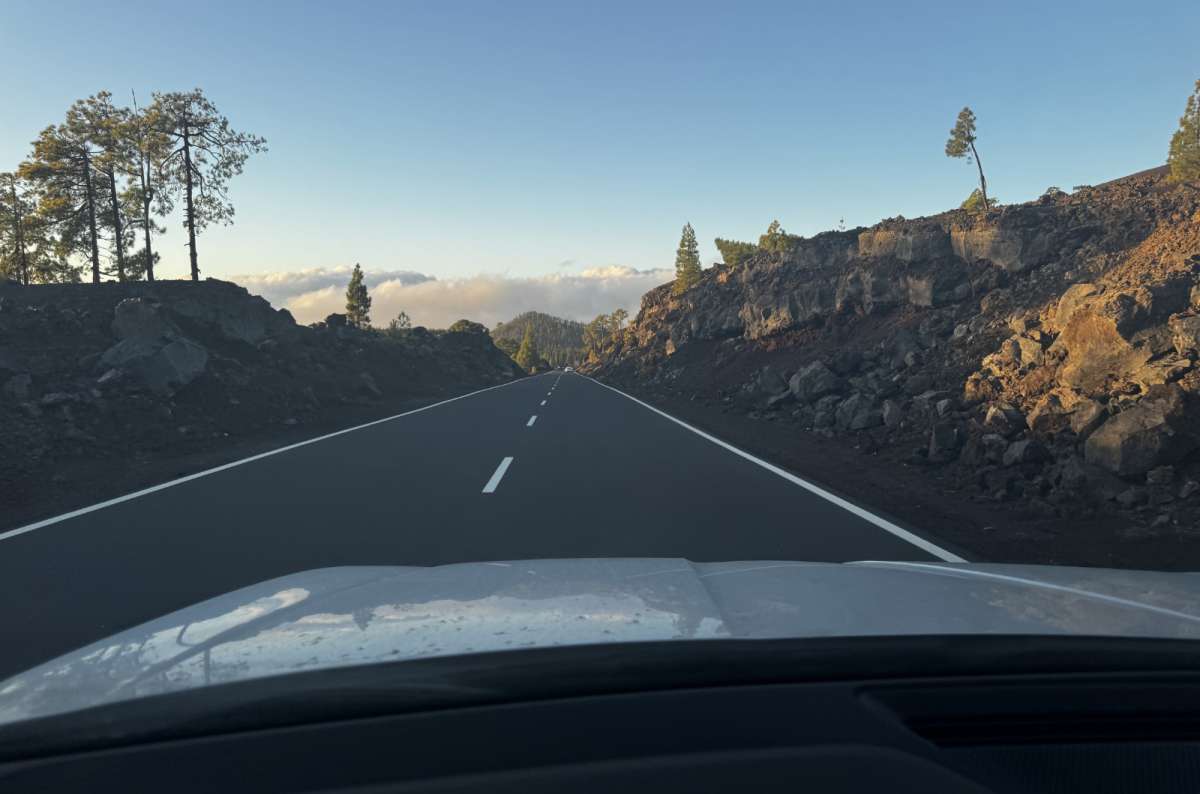 a photo from driving on the road towards Mt. Teide, Canary Islands, photo by Next Level of Travel