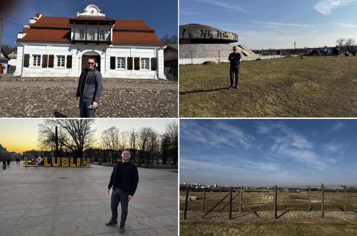 a collage of photos from Lubin and the surrounding stops in this Poland 2-week itinerary, Poland, photo by Next Level of Travel