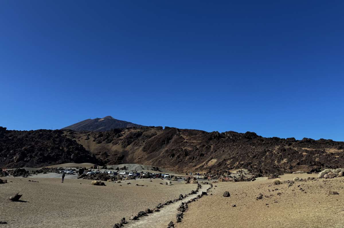 a photo of Minas de San José on a sunny day and a cloudless sky, Teide National Park, Canary Islands, photo by Next Level of Travel