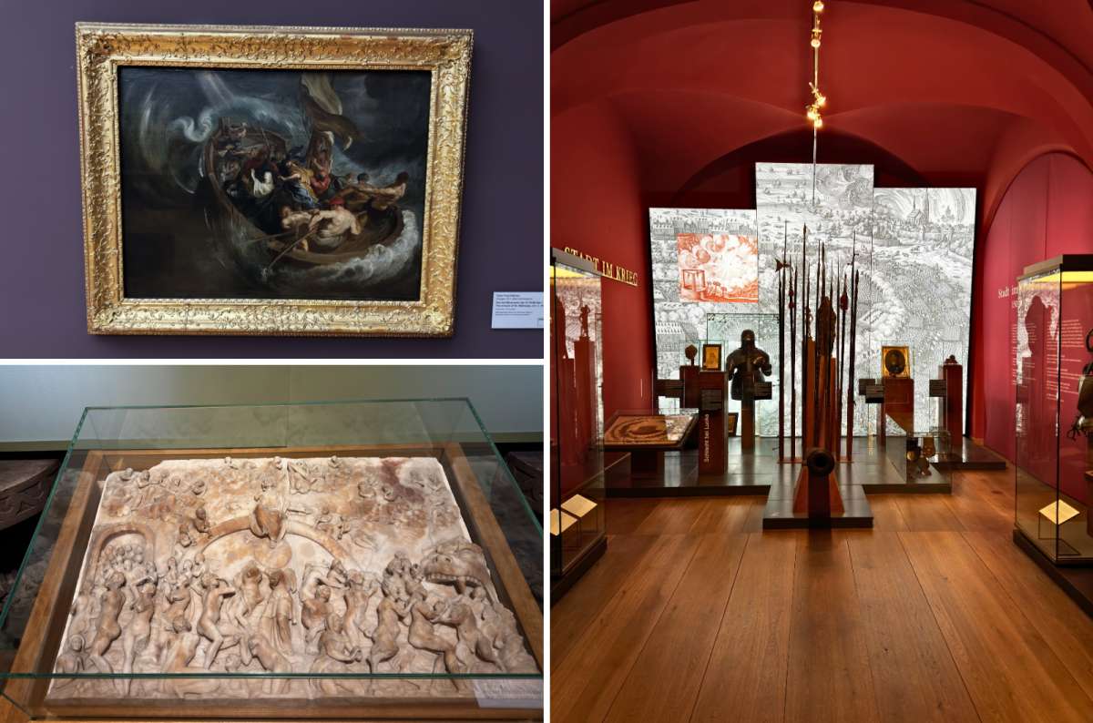 Artworks and historical exhibits inside the Museum of Fine Arts Leipzig in Leipzig, Germany, photo by Next Level of Travel