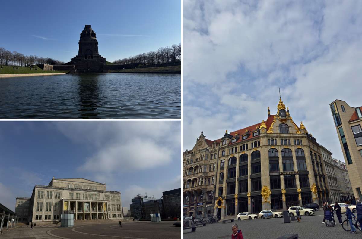 Battle of the Nations Memorial, Augustusplatz Opera House, and historic building near Markt square in Leipzig, Germany, photo by Next Level of Travel